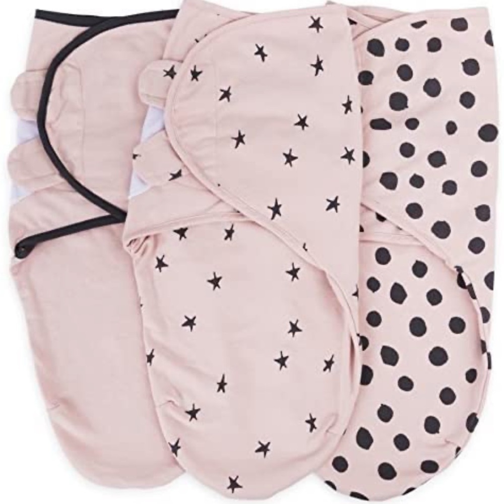 Like New baby girl swaddles